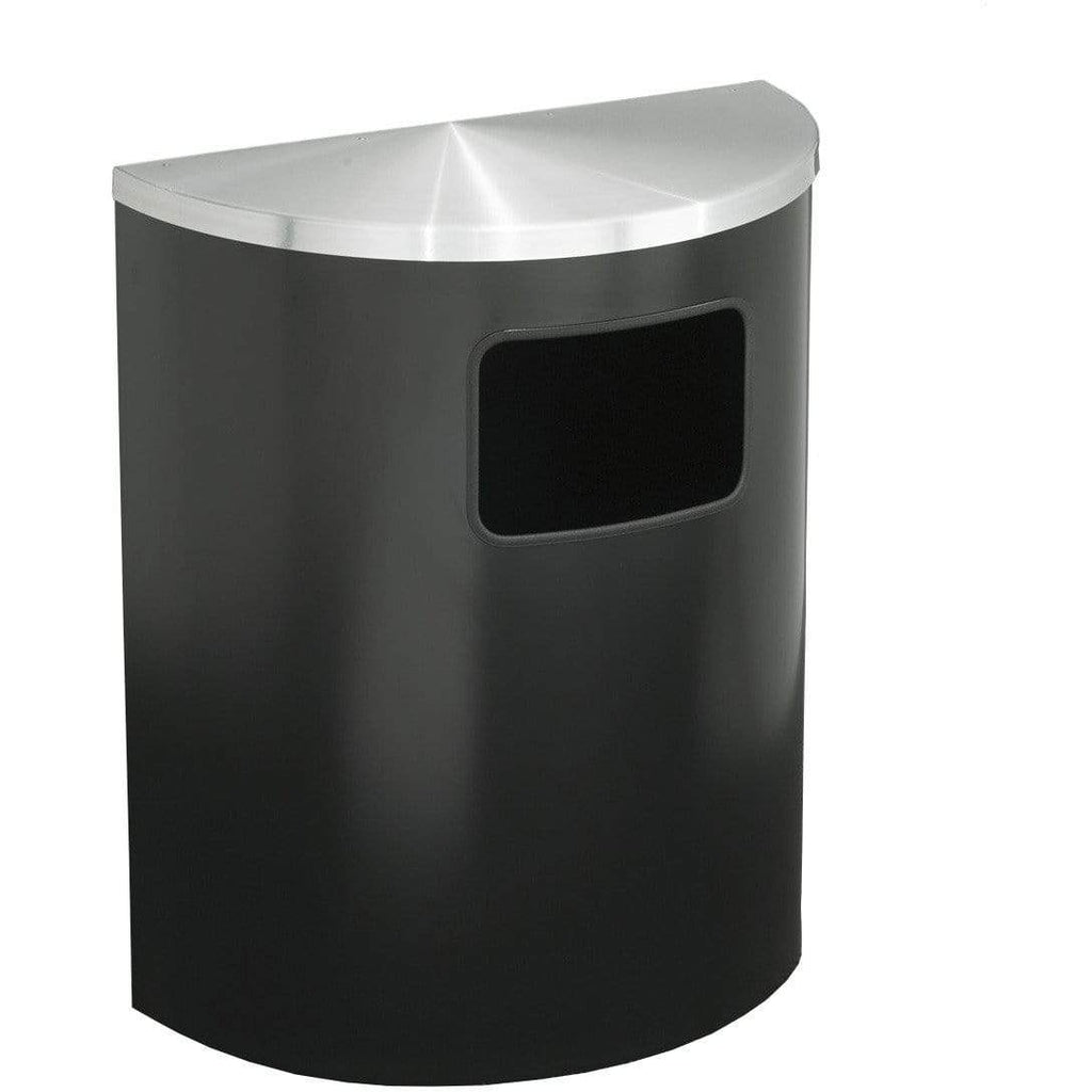 Glaro S1230SA New Yorker Self-Closing Dome Top Trash Can, 12 x 30