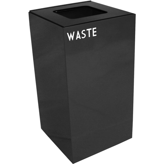 Witt Industries GeoCube Collection 28 Gallon Steel Trash Receptacle - 28GC03-CB - Trash Cans Depot