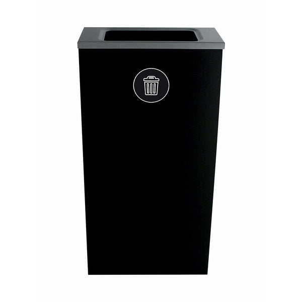 Trash Receptacle Concrete Push Door Lid Tray - Park Tables