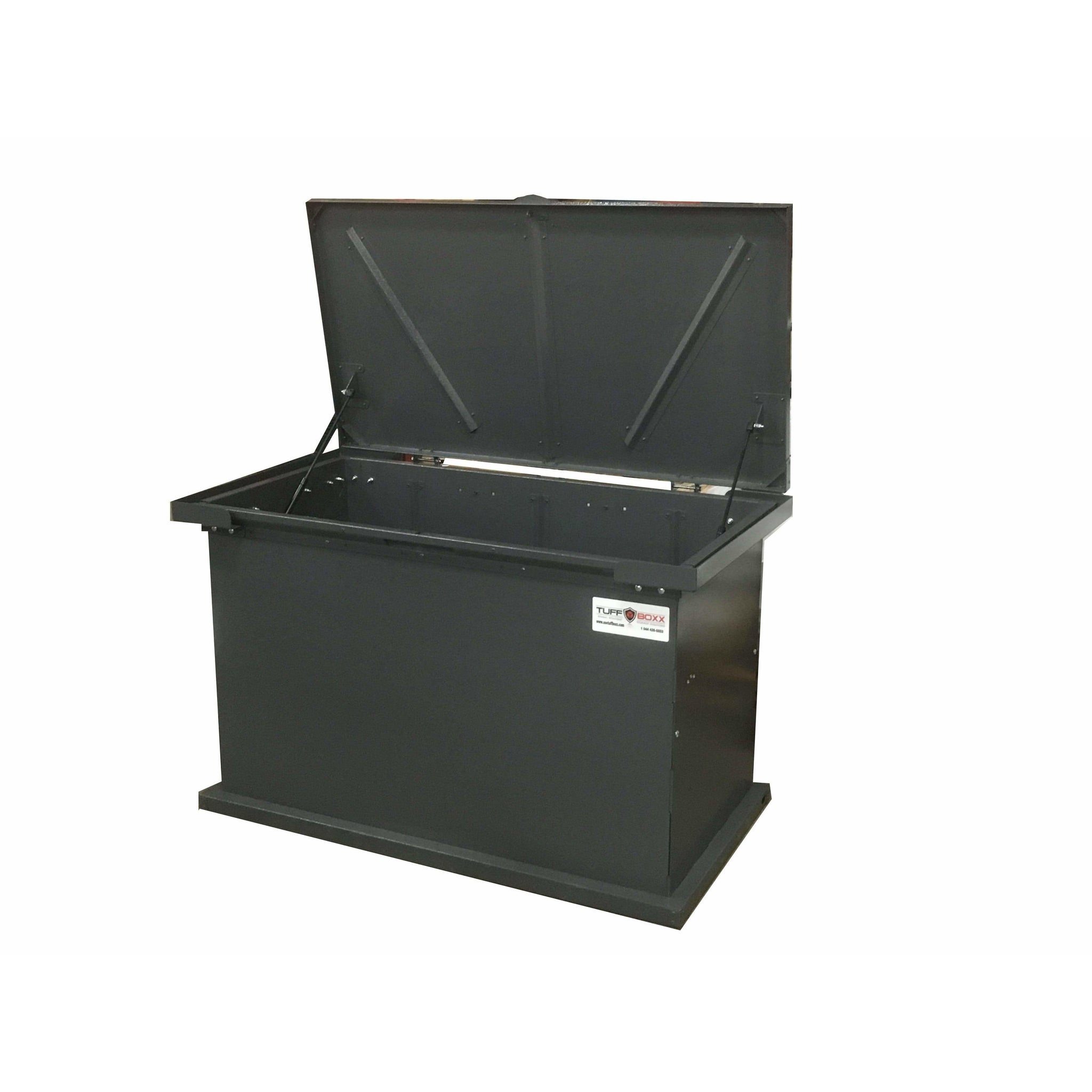 TuffBoxx Grizzly Animal Resistant 197-Gallon Steel Trash Receptacle