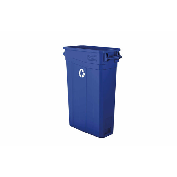 22 Gallon Plastic Indoor Single Stream Recycling Bin or Trash Can SSB22