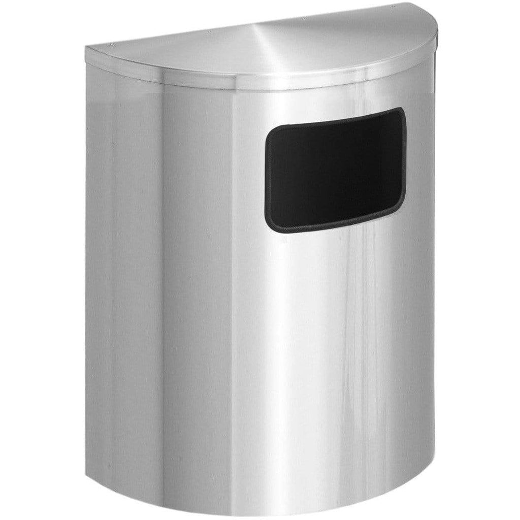 Glaro F924SA New Yorker Funnel Top Trash Can, 9 x 24, 6 Gallon
