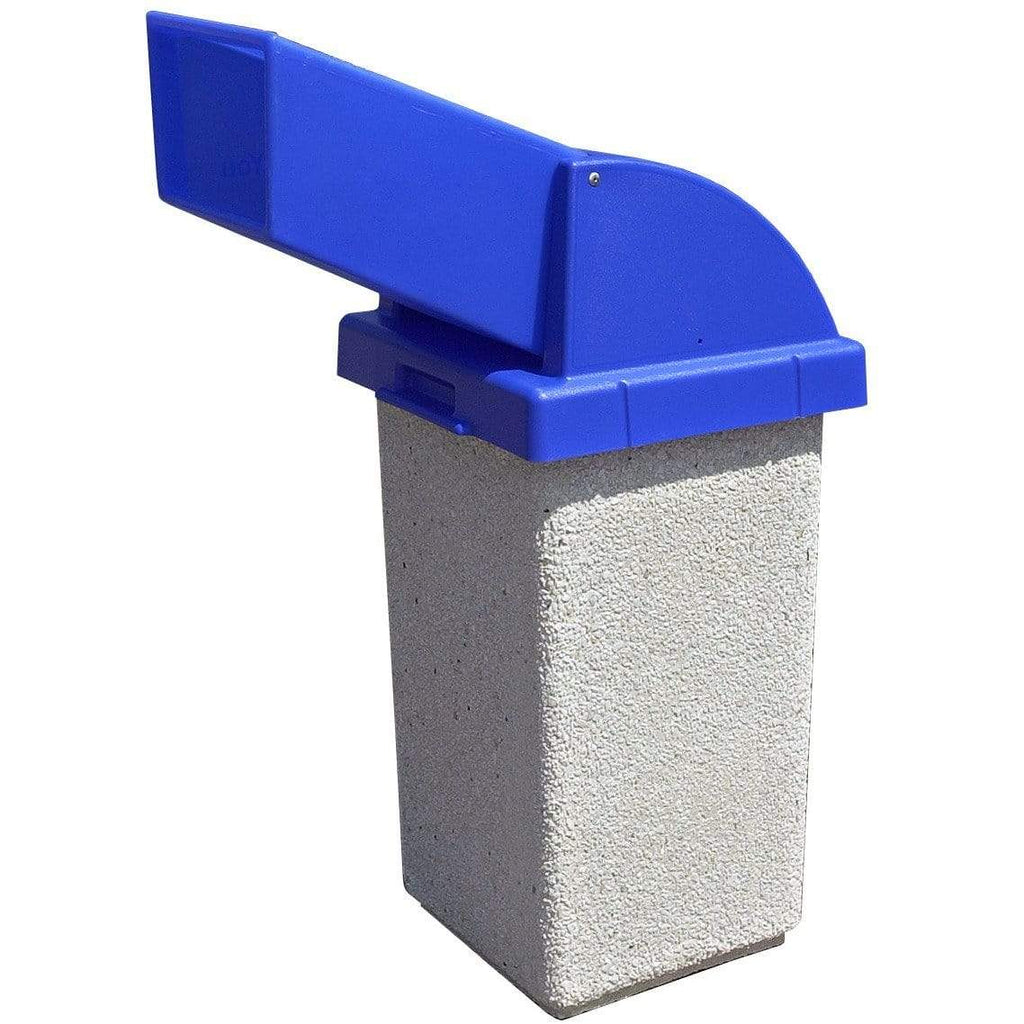 WATF1015 - Concrete Trash Receptacle 30 Gallon Concrete