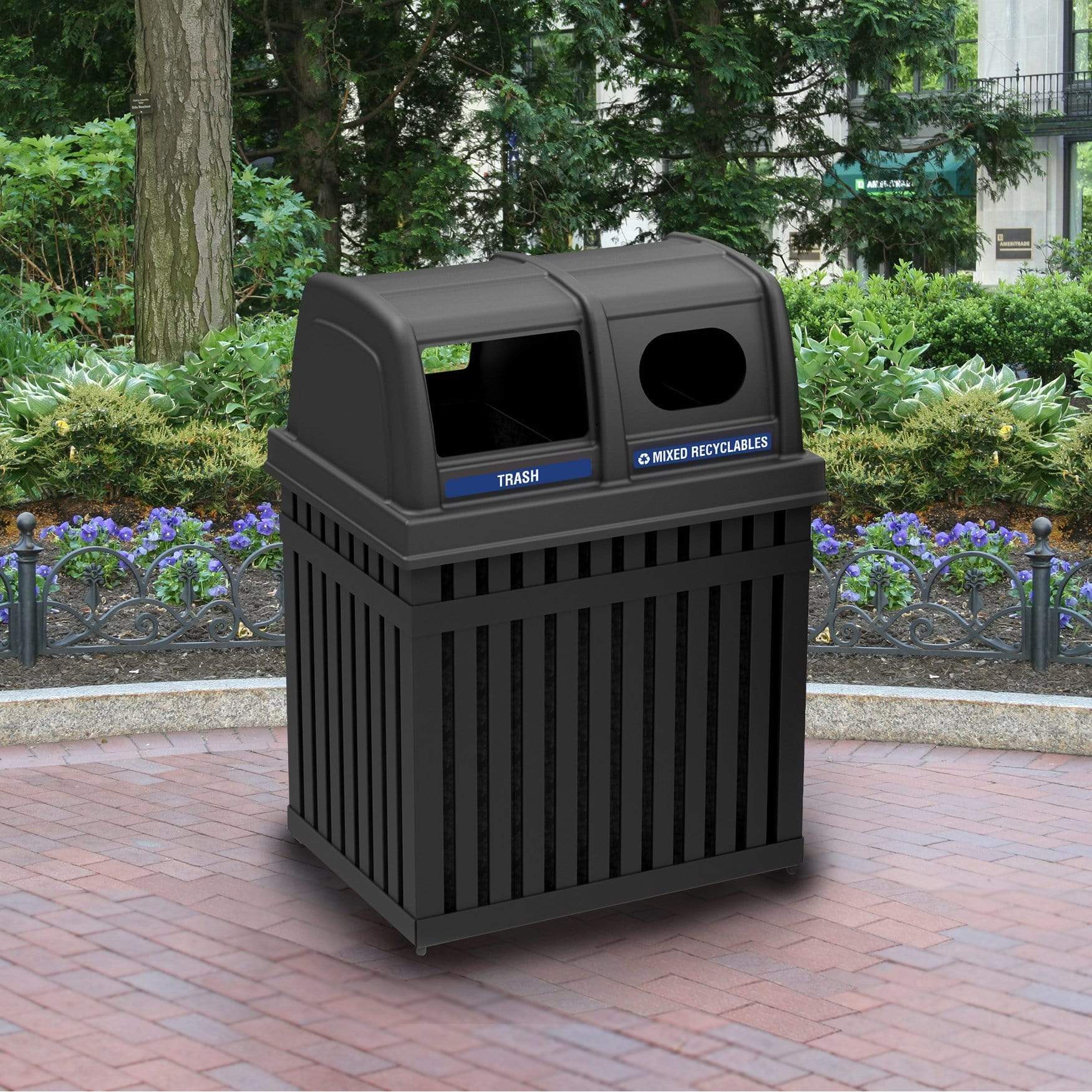 Outdoor Trash Cans at